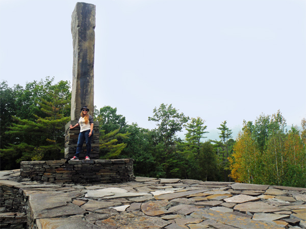Karen Duquette at the monolith